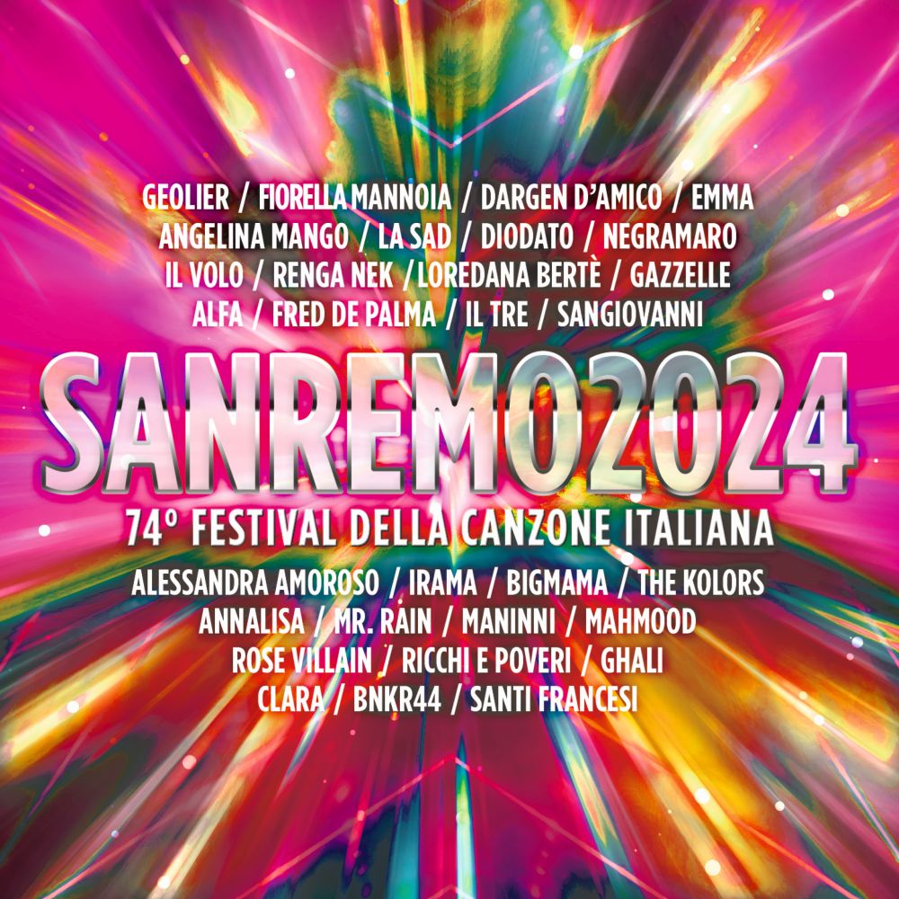 Al momento stai visualizzando “SANREMO 2024”, la compilation ufficiale della 74ª edizione del Festival di Sanremo