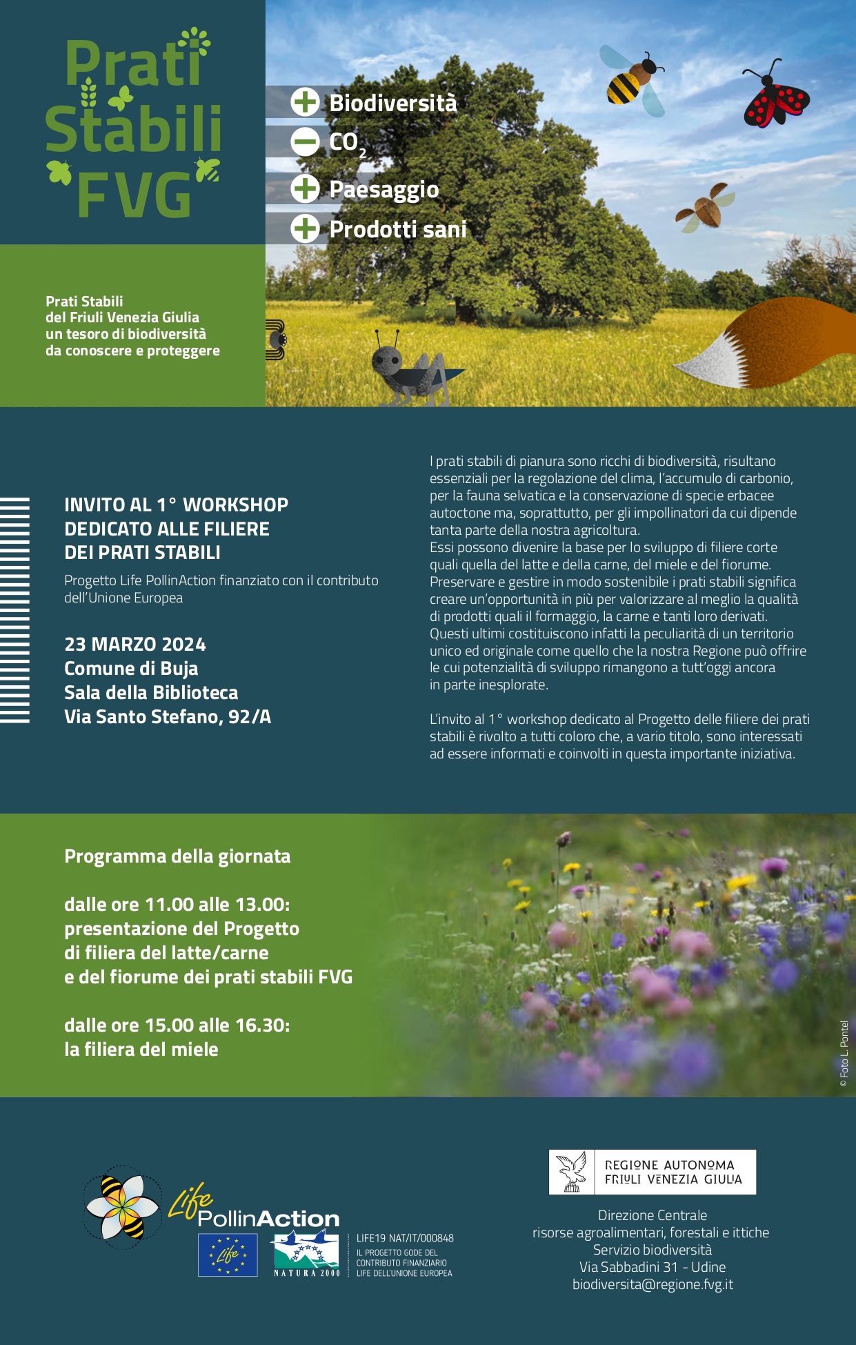 Al momento stai visualizzando BUJA: WORKSHOW ALLE FILIERE DEI PRATI STABILI