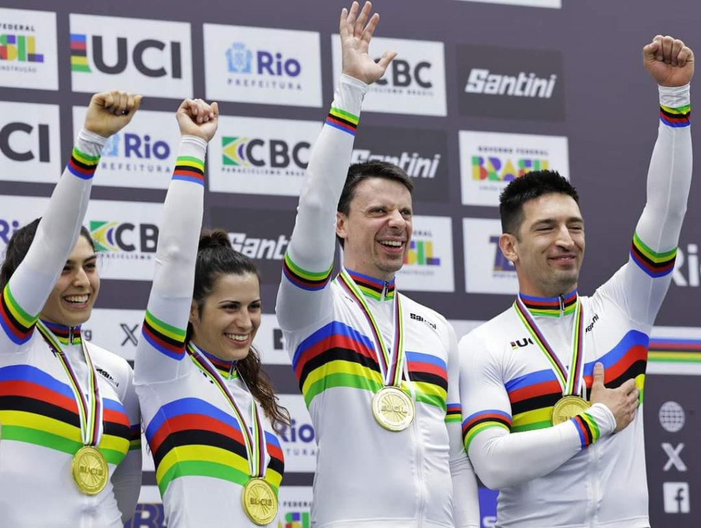 Scopri di più sull'articolo MONDIALI PISTA PARACICLISMO – ORO NEL TANDEM TEAM SPRINT