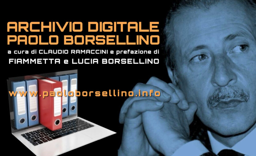 Scopri di più sull'articolo COMO: UN ARCHIVIO DIGITALE DEDICATO A PAOLO BORSELLINO REALIZZATO DA CLAUDIO RAMACCINI