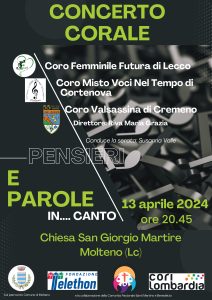 Scopri di più sull'articolo LECCO: CONTINUA LA RASSEGNA DEGLI EVENTI DEDICATI A TELETHON NELLA PROVINCIA