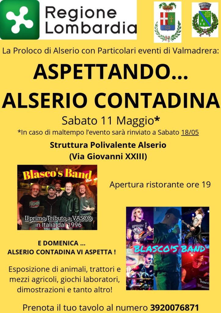 Scopri di più sull'articolo ALSERIO: A MAGGIO UN EVENTO SPECIALE IN PAESE CHE FARA’ TORNARE TUTTI CONTADINI