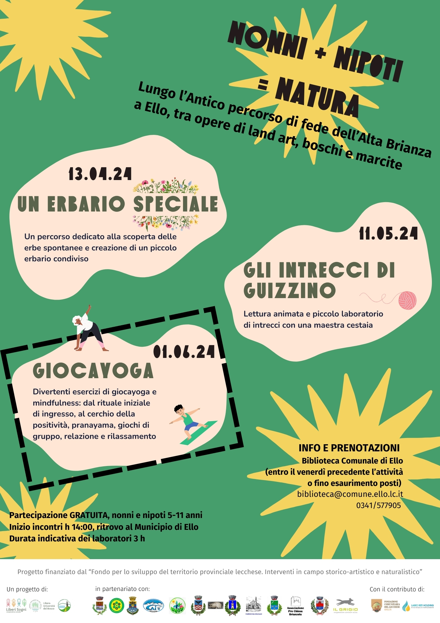 Al momento stai visualizzando ELLO: Nonni e nipoti in natura evento di Coop liberi sogni