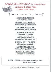 Scopri di più sull'articolo COLVERDE: FESTA DELL’ASSUNTA FINO A FERRAGOSTO