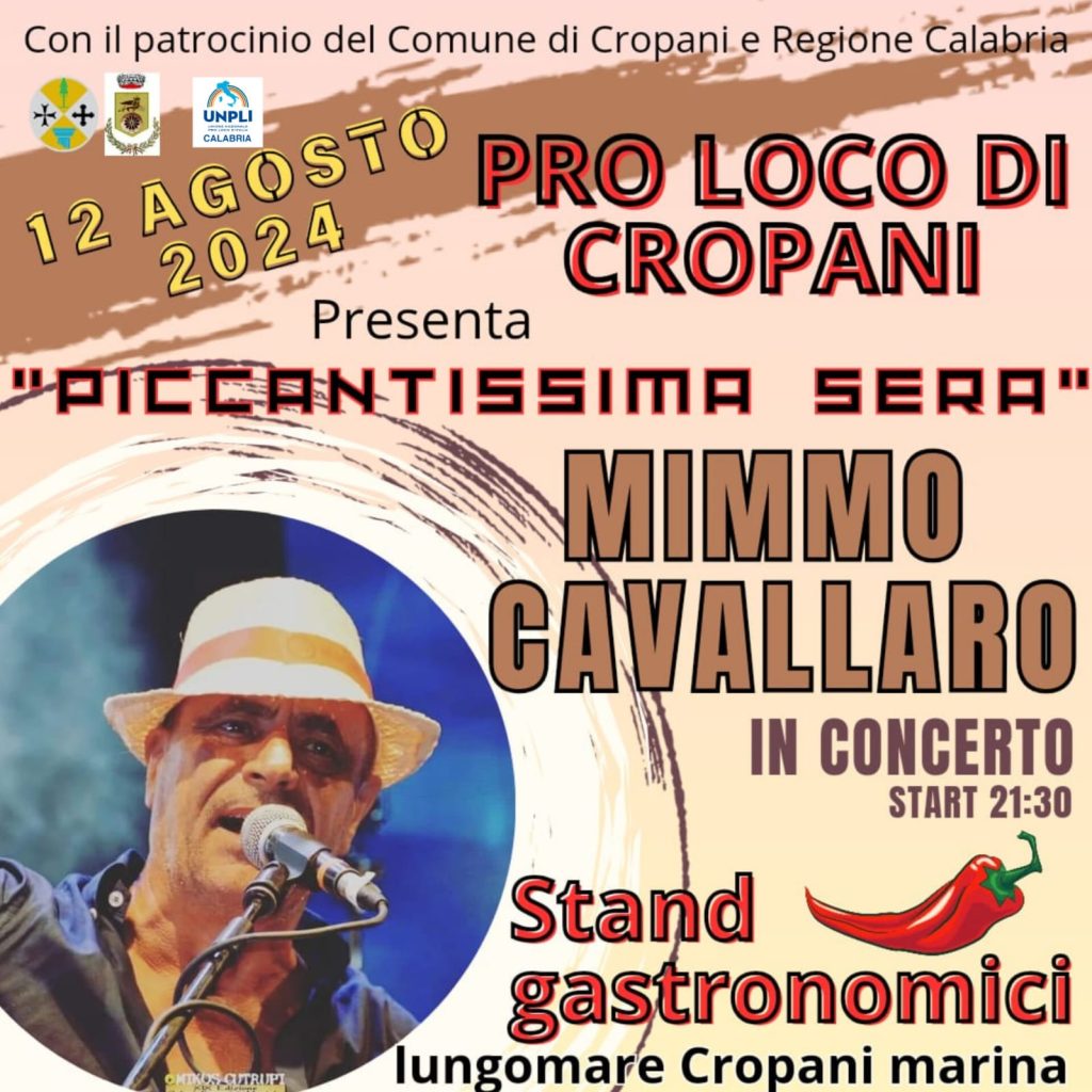 Scopri di più sull'articolo CROPANI: “PICANTISSIMA” CON MIMMO CAVALLARO