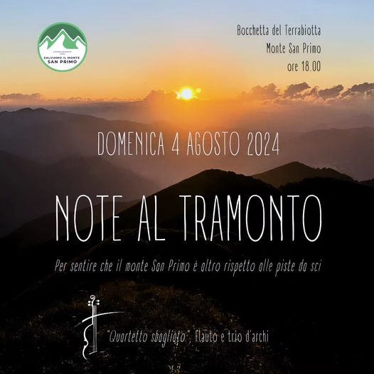 Scopri di più sull'articolo Concerto a Monte San Primo (Bocchetta di Terrabiotta)