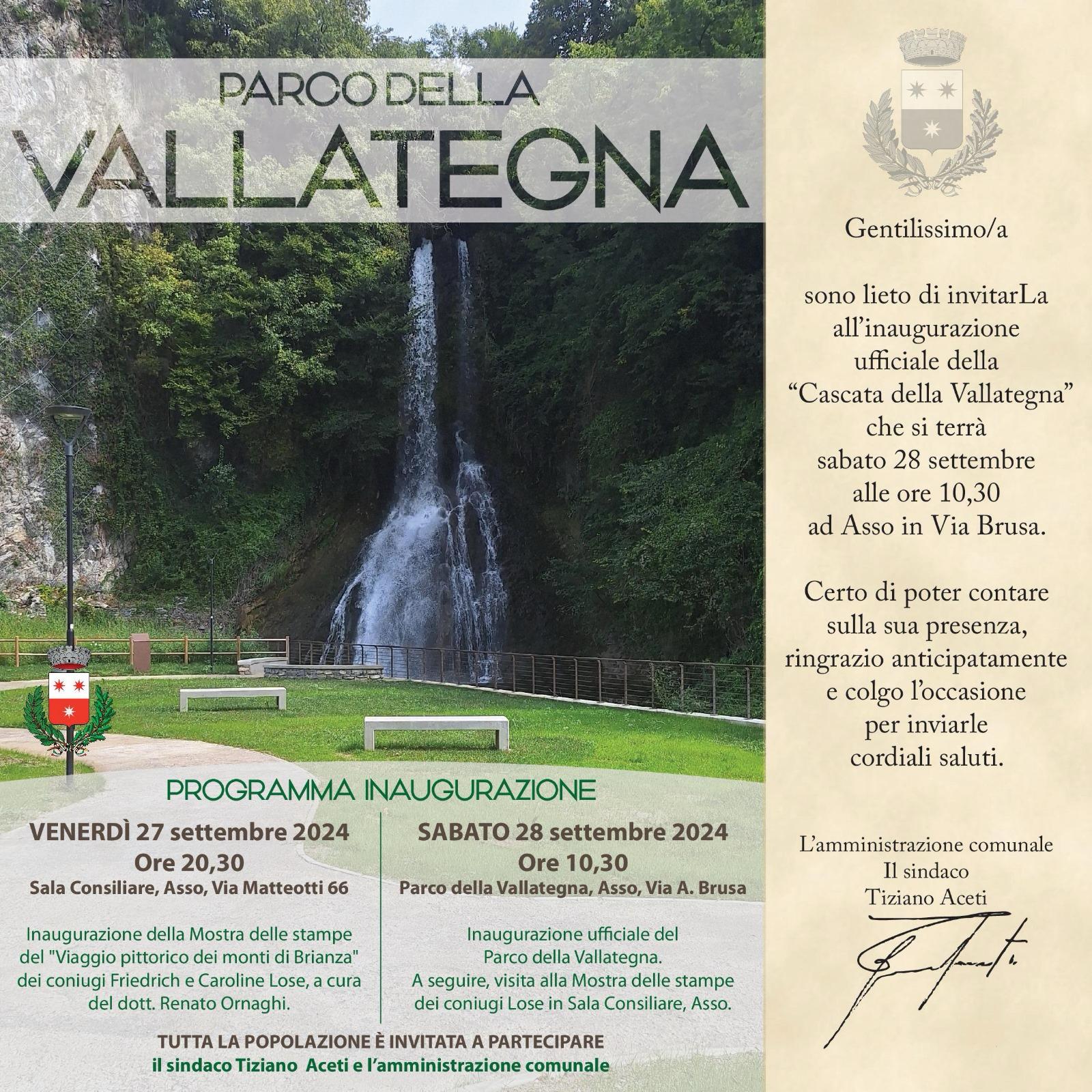 Scopri di più sull'articolo ASSO: INAUGURAZIONE PARCO DELLA VALLATEGNA