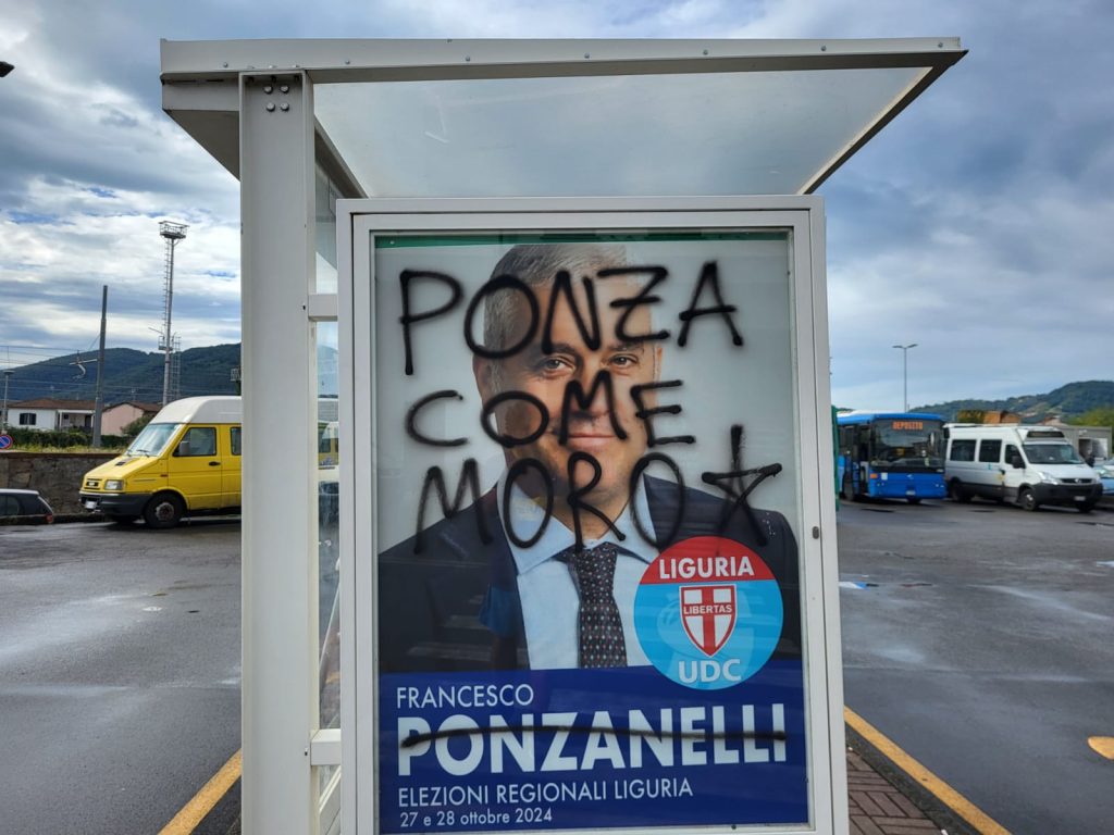 Scopri di più sull'articolo GENOVA: MINACCE E INTIMIDAZIONI AD UN ESPONENTE DELL’UDC FRANCESCO PANZANELLI CANDIDATO ALLE PROSSIME ELEZIONI REGIONALI