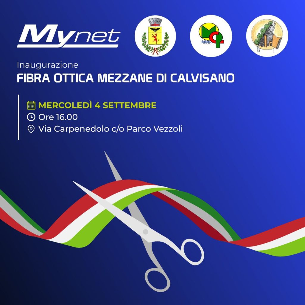 Scopri di più sull'articolo MEZZANE DI CALVISANO: INAUGURAZIONE DELLA FIBRA OTTICA MYNET
