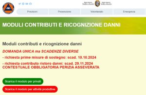 Scopri di più sull'articolo Domande di contributo per i danni subiti da privati e attività produttive a seguito dell’alluvione