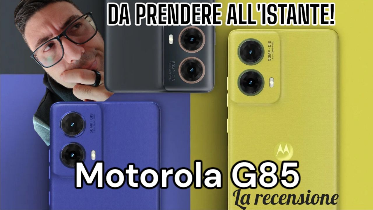 Al momento stai visualizzando Il mondo tech: Motorola G85, un telefono che ha fatto parlare di sé