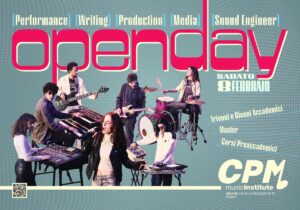Scopri di più sull'articolo  IL CPM MUSIC INSTITUTE apre le sue porte per il primo OPEN DAY del 2025!