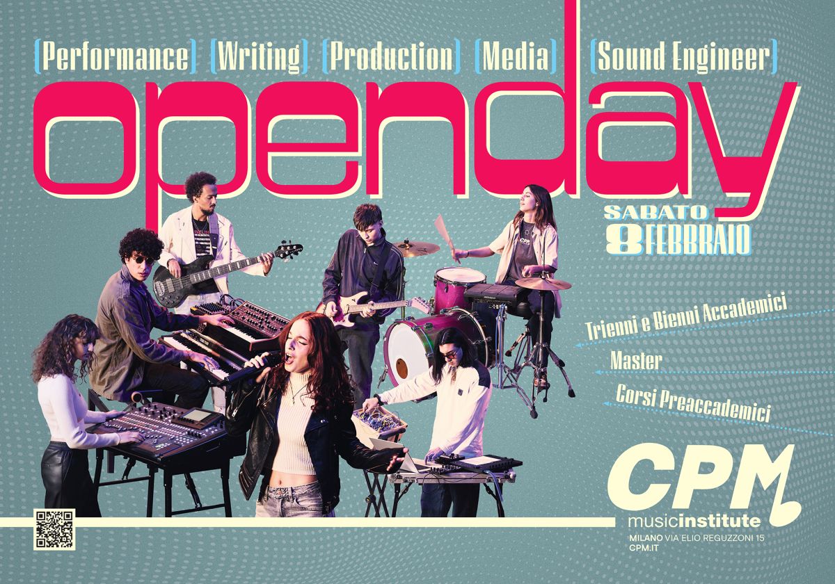 Scopri di più sull'articolo  IL CPM MUSIC INSTITUTE apre le sue porte per il primo OPEN DAY del 2025!