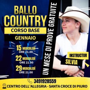 Scopri di più sull'articolo PIURO: SI BALLA COUNTRY IN COMUNE GRAZIE AL BINOMIO SILVIA LISIGNOLI E L’AMMINISTRAZIONE