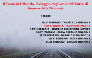 Scopri di più sull'articolo Il Treno del Ricordo. Il viaggio degli esuli dell’Istria, di Fiume e della Dalmazia
