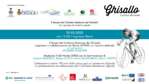 Scopri di più sull'articolo MAGREGLIO: MILANO – SANREMO ANQUETIL WEEK END AL MUSEO DA VERI LEONE DEL PEDALE