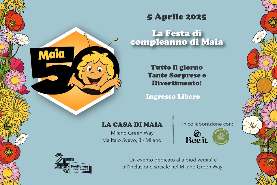 Scopri di più sull'articolo Milano: Per celebrare il 50° compleanno di “L’Ape Maia”