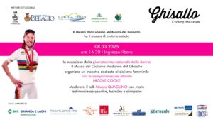 Scopri di più sull'articolo MAGREGLIO: OGGI PER LA FESTA DELLA DONNA PROTAGONISTA AL MUSEO UNA CAMPIONESSA DELLO SPORT NICOLE COOKE AL GHISALLO PER RACCONTARSI