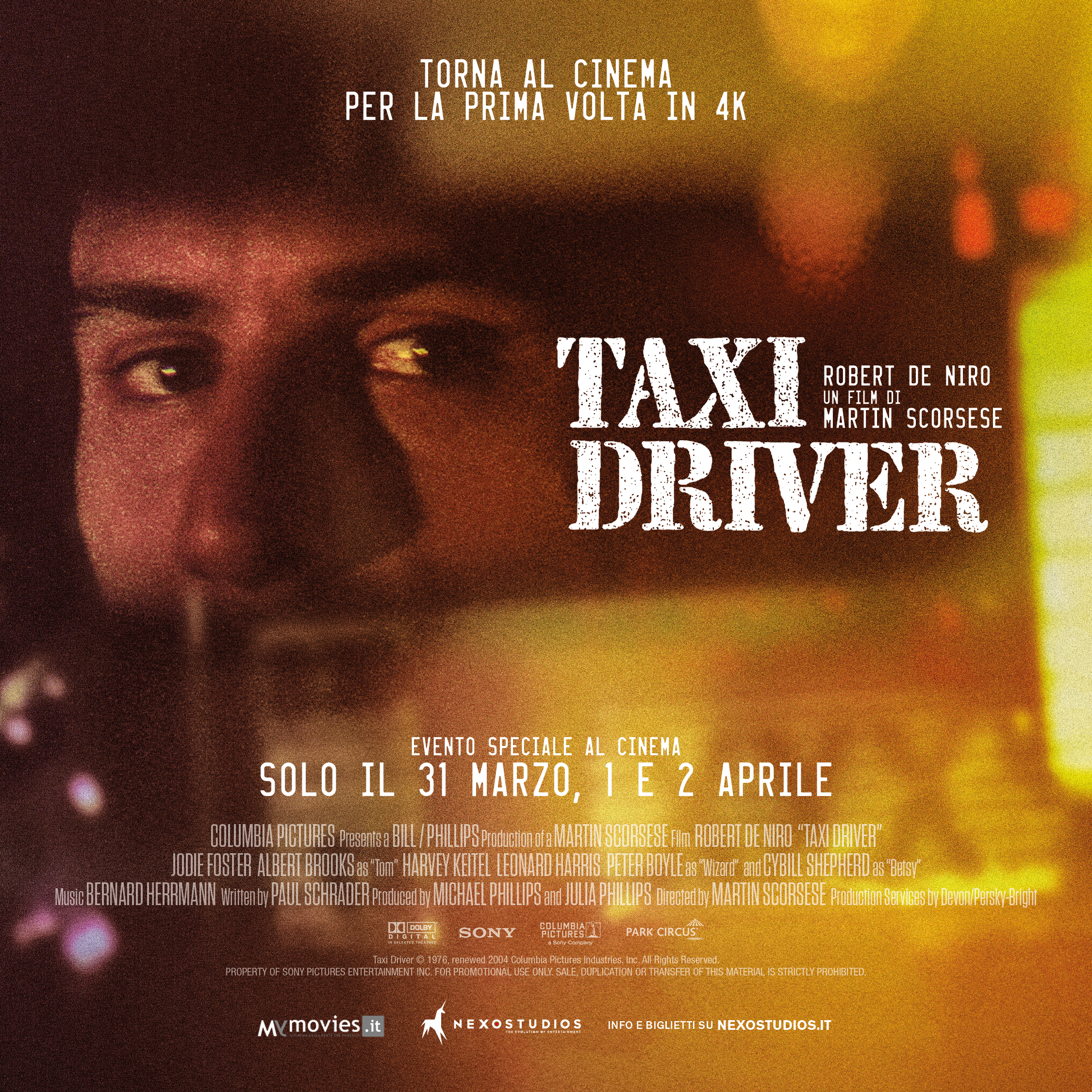 Al momento stai visualizzando “TAXI DRIVER” IL CAPOLAVORO DI MARTIN SCORSESE CON ROBERT DE NIRO TORNA SUL GRANDE SCHERMO