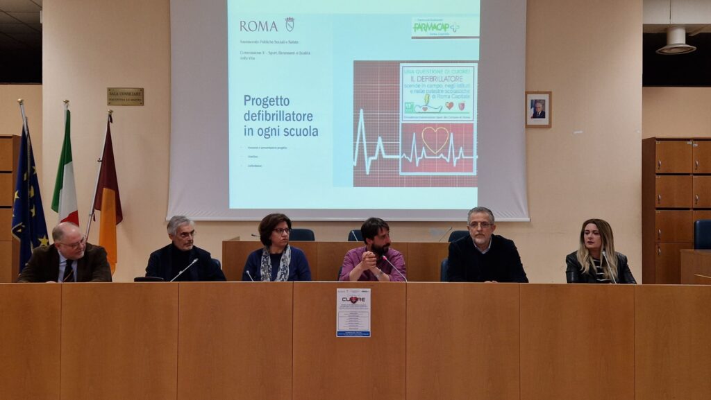 Scopri di più sull'articolo ROMA: Presentato il progetto di cardio protezione delle scuole che ospitano i centri sportivi municipali nel Municipio VIII