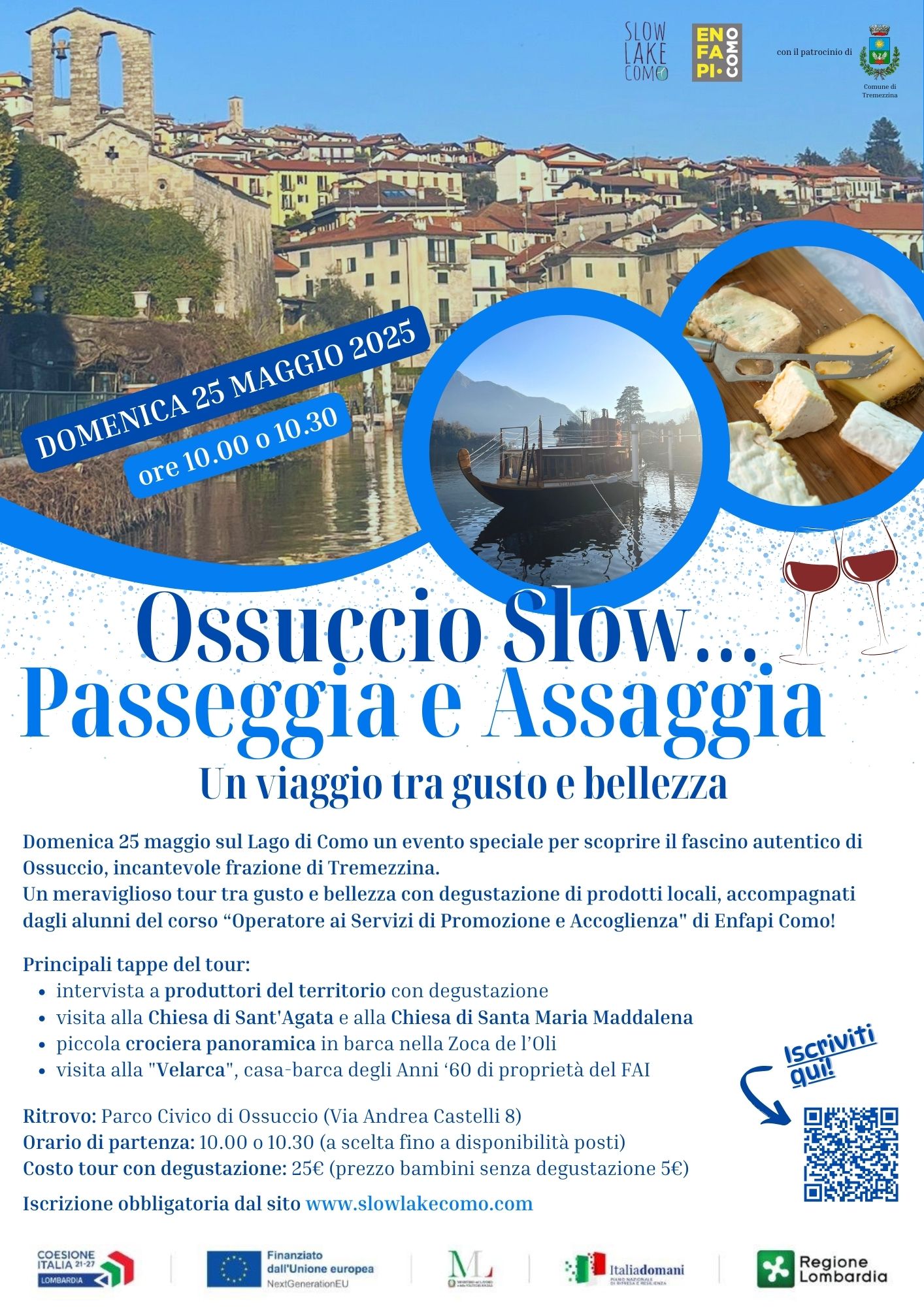 Scopri di più sull'articolo Ossuccio Slow… Passeggia e assaggia