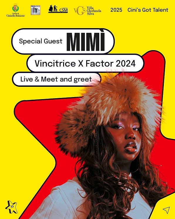 Scopri di più sull'articolo Cinisello Balsamo: Special Guest Finale Cini’s Got Talent 2025