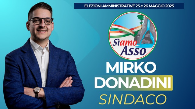 Scopri di più sull'articolo ASSO: MIRKO DONADINI E’ IL NUOVO SINDACO DEGLI ASSESI, ACETI BATTUTO PER UN CENTINAIO DI PUNTI, SCARENNA MOLLA L’EX SINDACO