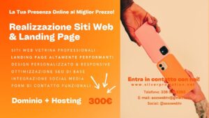 Scopri di più sull'articolo Realizzazione Siti Web & Landing Page: La Tua Presenza Online al Miglior Prezzo!