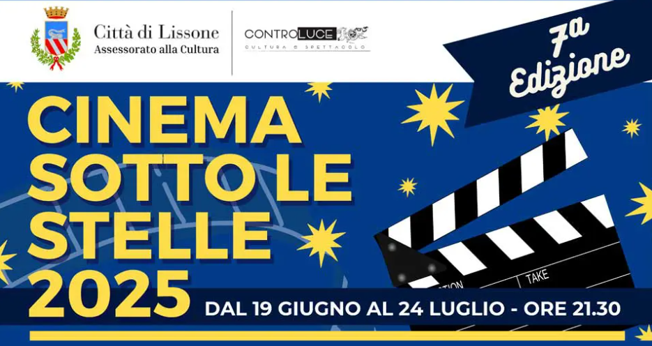 Scopri di più sull'articolo LISSONE: AL VIA LA RASSEGNA ESTIVA “CINEMA SOTTO LE STELLE” OGNI GIOVEDI’ PRESSO IL CORTILE VIA DON COLNAGHI