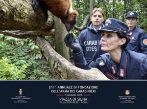 Scopri di più sull'articolo I CARABINIERI FESTEGGIANO IL LORO 211° ANNUALE DI FONDAZIONE TRA LA GENTE: A VILLA BORGHESE APRE IL “VILLAGGIO ARMA” E UNA MOSTRA DI REPERTI DEL PATRIMONIO CULTURALE
