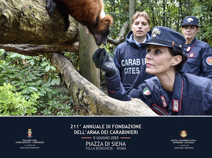 Scopri di più sull'articolo I CARABINIERI FESTEGGIANO IL LORO 211° ANNUALE DI FONDAZIONE TRA LA GENTE: A VILLA BORGHESE APRE IL “VILLAGGIO ARMA” E UNA MOSTRA DI REPERTI DEL PATRIMONIO CULTURALE