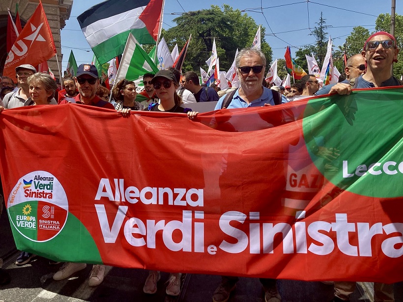 Scopri di più sull'articolo AVS Lecco a Roma alla manifestazione “In Piazza per Gaza”