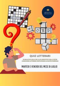 Scopri di più sull'articolo MAGREGLIO: IL QUIZ LETTERARIO PER STARE IN COMPAGNIA IN BIBLIOTECA