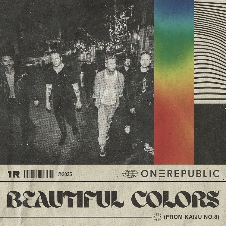 Al momento stai visualizzando ONEREPUBLIC con BEAUTIFUL COLORS sigla di “Kaiju No.8”