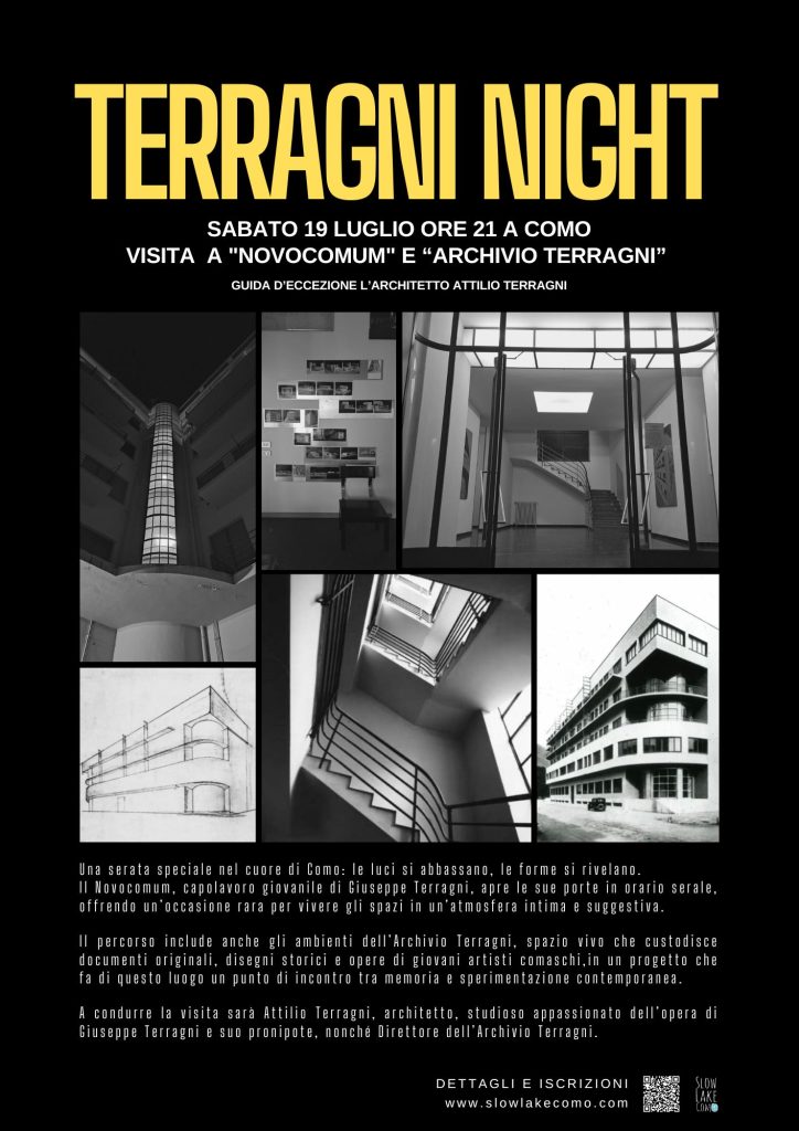 Scopri di più sull'articolo COMO: Sabato 19 Luglio Novocomum e Archivio Terragni (by night)