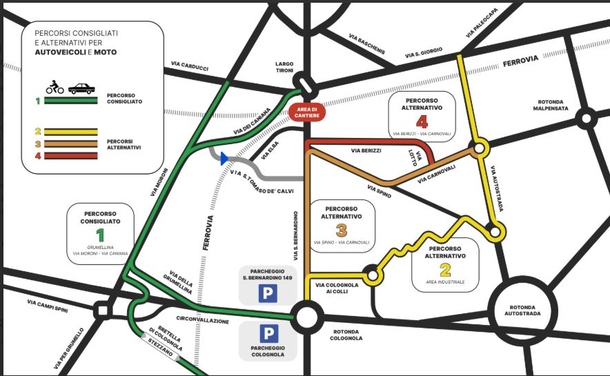 Al momento stai visualizzando BERGAMO: DALL’1  SETTEMBRE 2025 AL 3 LUGLIO 2026 CHIUSURA TOTALE DI VIA SAN BERNARDINO