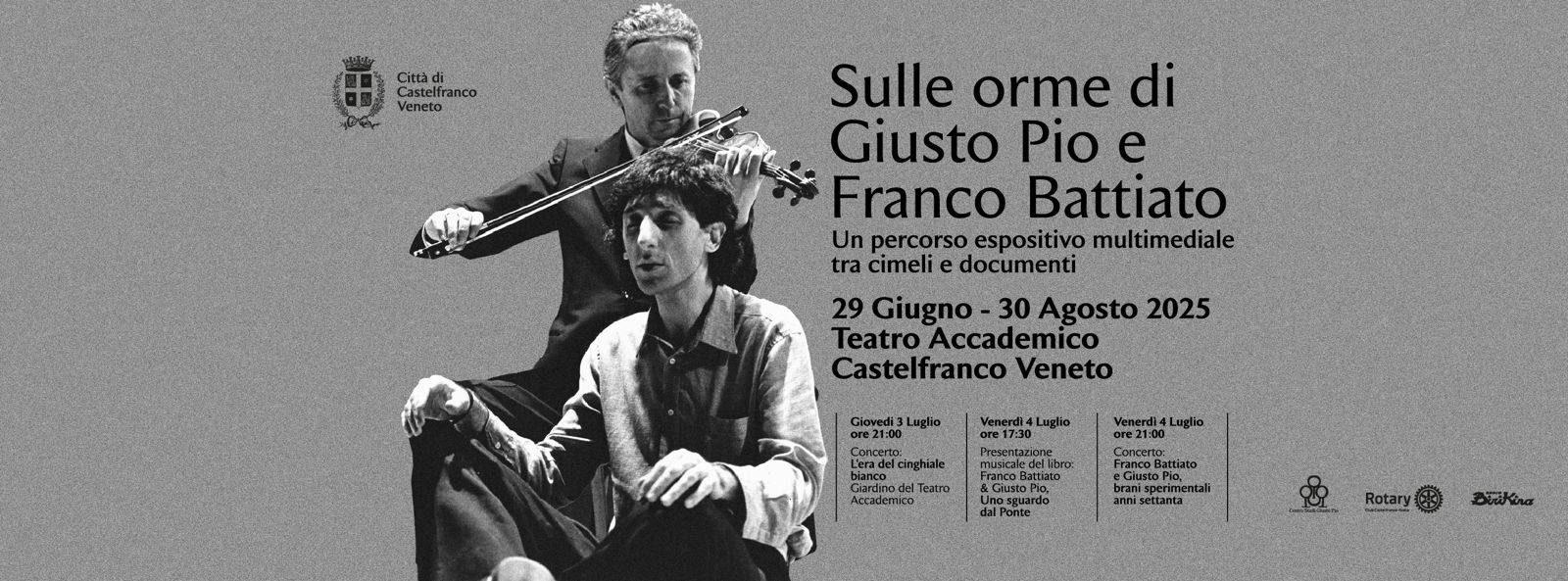 Scopri di più sull'articolo CASTELFRANCO VENETO: Mostra “Sulle orme di Giusto Pio e Franco Battiato”