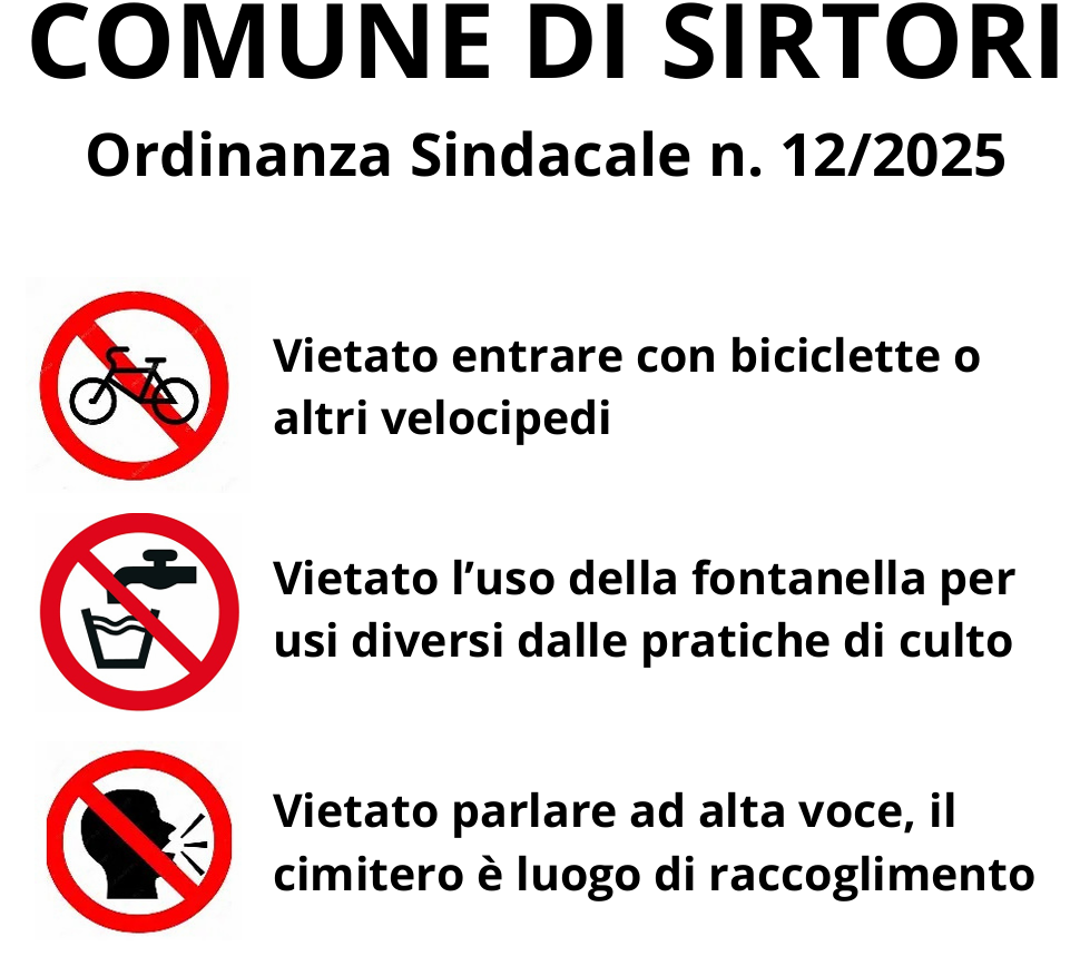 Scopri di più sull'articolo SIRTORI: ACQUA VIETATA AI CICLISTI AL CIMITERO IL CASO DIVENTA NAZIONALE