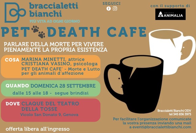 Scopri di più sull'articolo Pet Death Café – Parlare del lutto per gli animali d’affezione