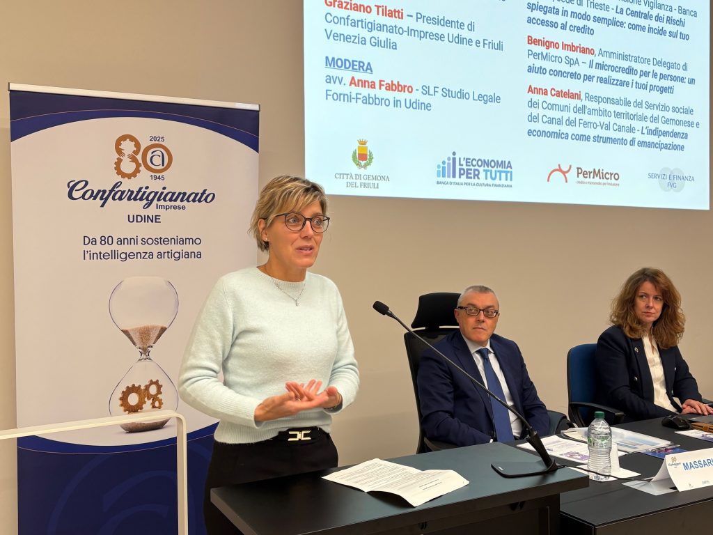 Scopri di più sull'articolo GEMONA DEL FRIULI: Finanze: Zilli, 848mln a fondi rotazione negli ultimi cinque anni