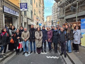 Scopri di più sull'articolo GENOVA STREET LAB, INAUGURATA LA NUOVA AREA PEDONALE DI VIA ROLANDO A SAMPIERDARENA