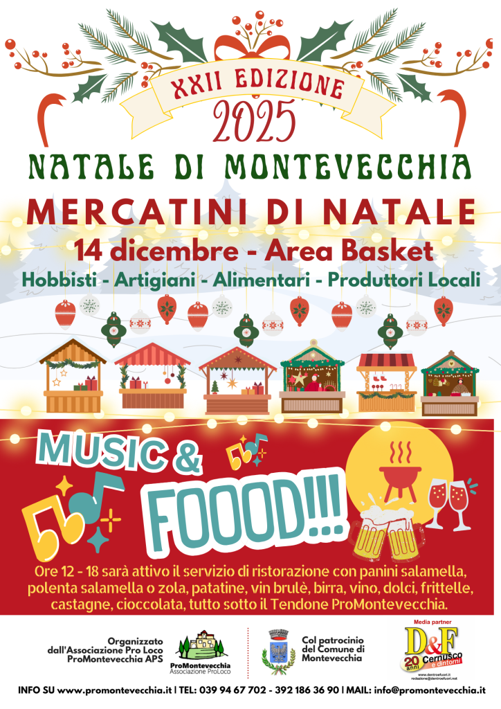 Scopri di più sull'articolo MONTEVECCHIA: SI ACCENDONO LE LUCI DEL NATALE IN BRIANZA