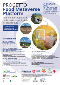 Scopri di più sull'articolo TORINO: SARA’ PRESENTATO UN PROGETTO CHIAMATO “FOOD METAVERSE PLATFORM”
