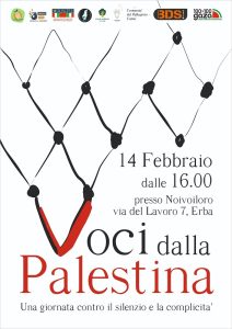 Scopri di più sull'articolo Erba: “Voci dalla Palestina. Una giornata contro il silenzio e la complicità”
