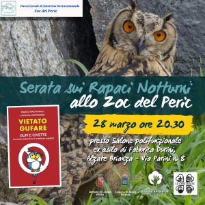 Scopri di più sull'articolo CIRCOLO AMBIENTE “Ilaria Alpi”: Serata sui rapaci notturni allo Zoc del Peric