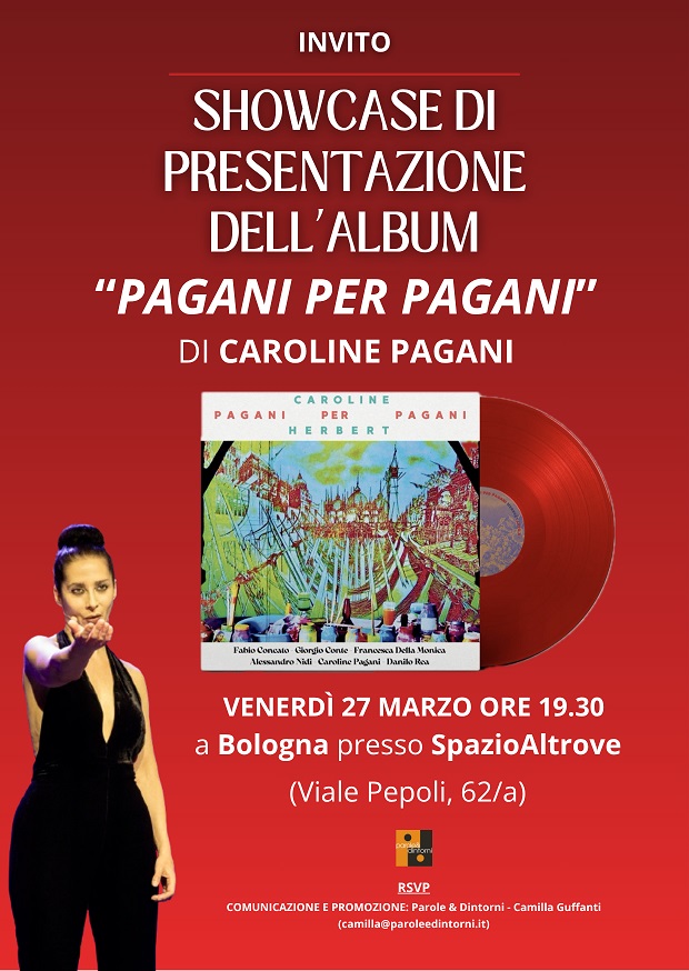Al momento stai visualizzando SpazioAltrove di Bologna showcase dell’attrice e cantante CAROLINE PAGANI