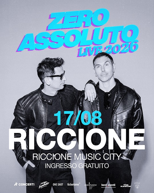 Scopri di più sull'articolo Gli Zero Assoluto in concerto a Riccione