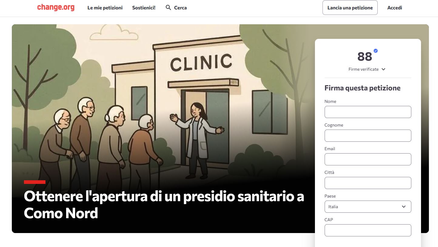 Al momento stai visualizzando Comitato civico “Obiettivo Salute” di Como Nord: un’aggregazione di cittadini per richiedere un Presidio Sanitario Operativo