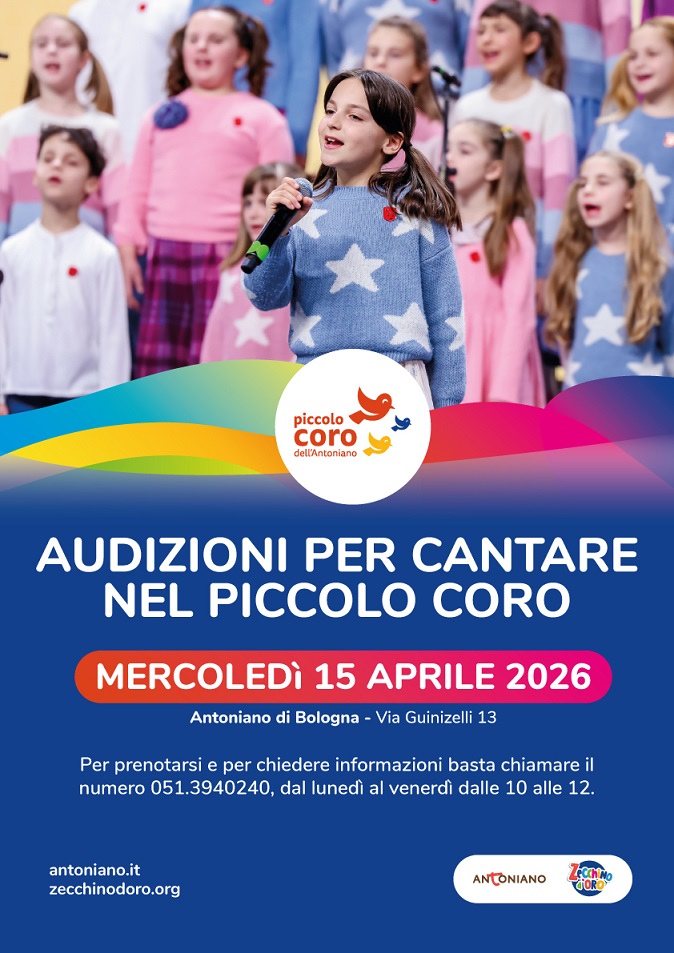 Scopri di più sull'articolo Diventa una voce del Piccolo Coro dell’Antoniano! Il 15 aprile partono le audizioni a Bologna