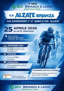 Scopri di più sull'articolo Alzate Brianza: incontro con le categorie giovanili del ciclismo per il nono Trofeo Brianza BCC